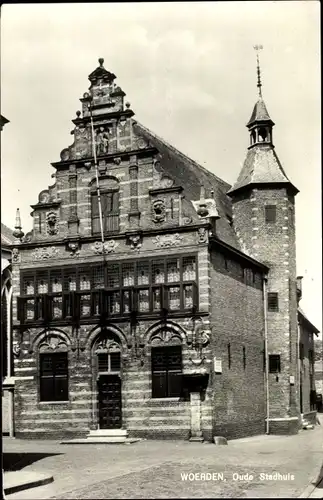 Ak Woerden Utrecht Niederlande, Oude Stadhuis