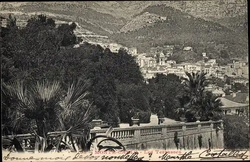 Ak Monte Carlo Monaco, Les Terrasses