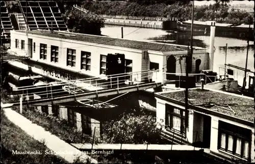 Ak Maasbracht Limburg Niederlande, Schoolschip Prins. Bernhard