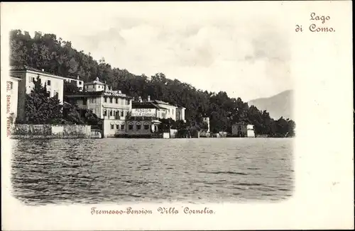 Ak Lago di Como Lombardia, Fremezzo Pension Villa Cornelia