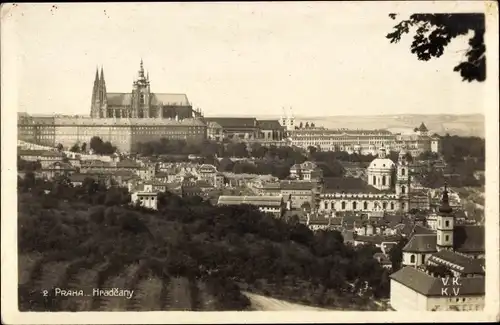 Ak Praha Prag Tschechien, Hradčany Hradschin, Panorama
