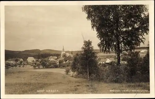 Ak Nový Hrádek Neubürgles Region Königgratz, Totalansicht