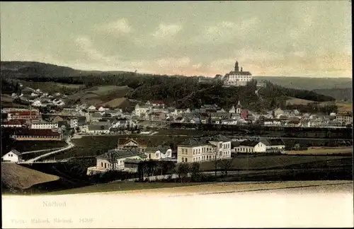 Ak Náchod Region Königgrätz, Panorama