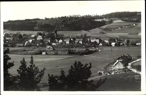 Ak Rtyně v Podkrkonoší Hertin Königgratz, Totalansicht