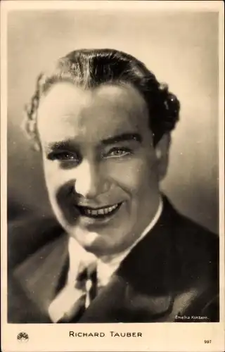 Ak Schauspieler Richard Tauber, Portrait