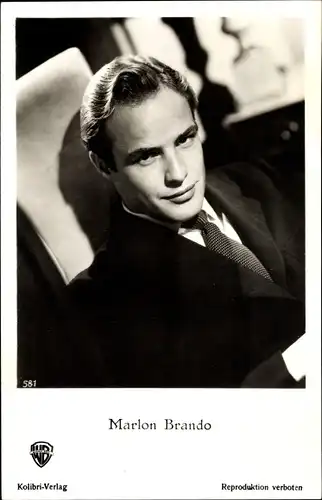 Ak Schauspieler Marlon Brando, Portrait