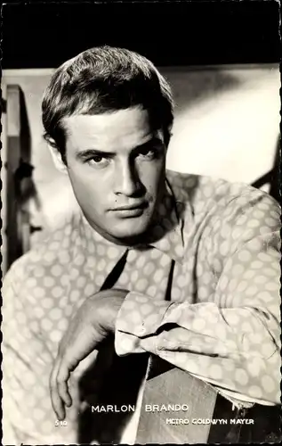 Ak Schauspieler Marlon Brando, Portrait