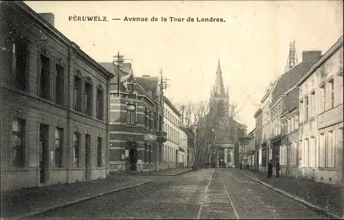 Ak Péruwelz Wallonien Hennegau, Avenue de la Tour de Londres