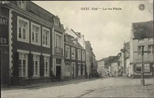 Ak Visé Wallonien Lüttich, La rue Haute