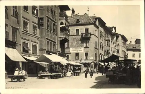 Ak Bozen Bolzano Südtirol, Piazza dei Frutti