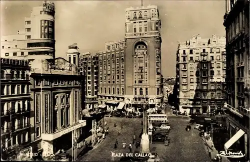 Ak Madrid Spanien, Plaza del Callao
