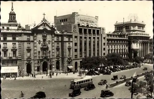 Ak Madrid Spanien, Iglesia de S. José y Calle de Alcala