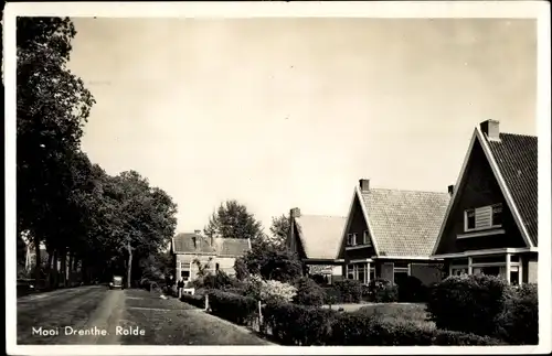 Ak Rolde Drenthe Niederlande, Straßenpartie, Mooi