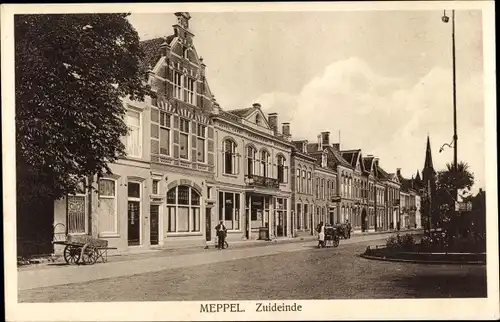 Ak Meppel Drenthe Niederlande, Zuideinde