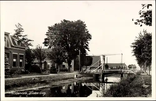 Ak Wildervank Groningen Niederlande, Westerdiep