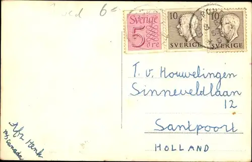 Ak Kungälv Schweden, Straßenpartie