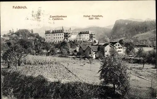 Ak Feldkirch Vorarlberg, Exerzitienhaus Feldkirch, Hoher Freschen