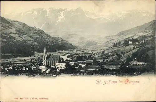 Ak Sankt Johann im Pongau in Salzburg, Panorama