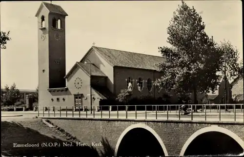 Ak Emmeloord Flevoland Niederlande, Ned. Herv. Kerk
