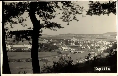 Foto Ak Kaplice Kaplitz Südböhmen, Gesamtansicht