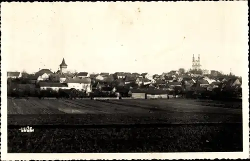 Foto Ak Luže Lusche Region Pardubitz, Totalansicht