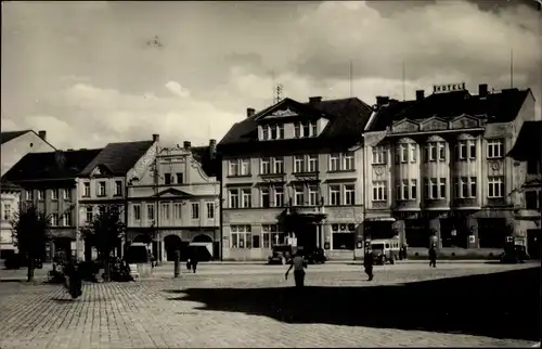 Ak Pelhřimov Pilgram Region Hochland, Stadtansicht