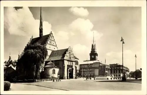 Ak Pardubice Pardubitz Stadt, Stalingradske namesti