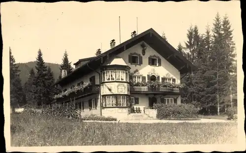 Ak Neuhaus Schliersee in Oberbayern, Haus Sorgenfrei