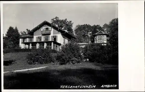 Ak Ambach am Starnberger See Münsing Oberbayern, Versehrtenheim