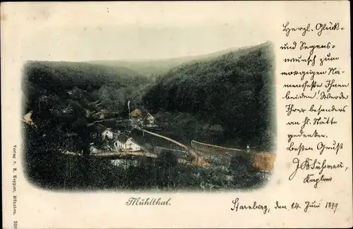 Ak Leutstetten Starnberg in Oberbayern, Mühlthal, Totalansicht