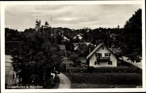 Ak Deisenhofen Oberhaching Oberbayern, Blick auf den Ort