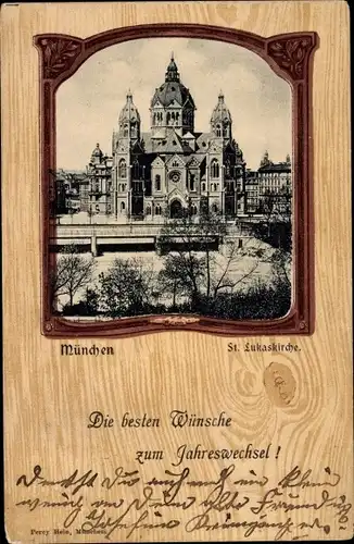 Passepartout Ak München, St. Lukaskirche