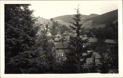 Ak Schönbrunn Schleusegrund im Thüringer Wald, Totalansicht