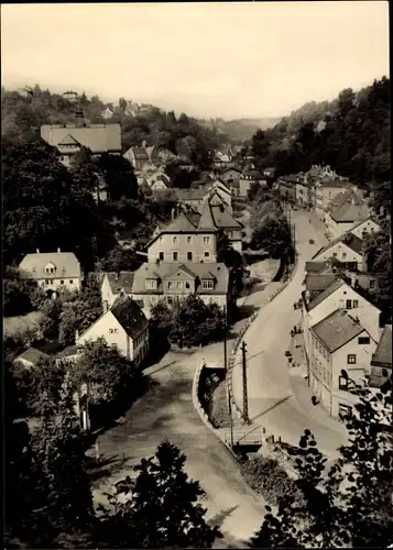 Ak Tharandt im Erzgebirge, Teilansicht Ober Tharandt