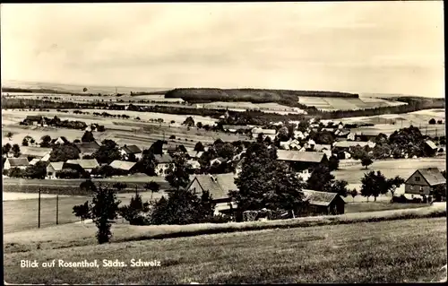 Ak Rosenthal Bielatal Sächsische Schweiz, Ortsansicht