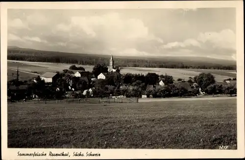 Ak Rosenthal Bielatal Sächsische Schweiz, Ortsansicht
