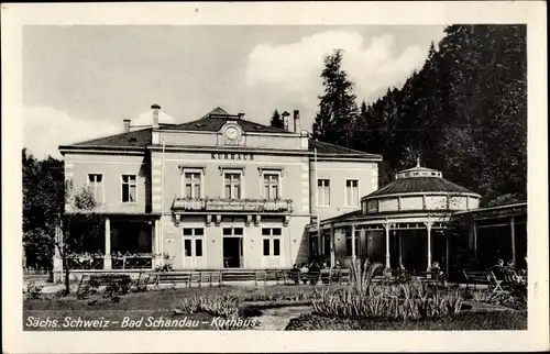 Ak Bad Schandau Sächsische Schweiz, Kurhaus