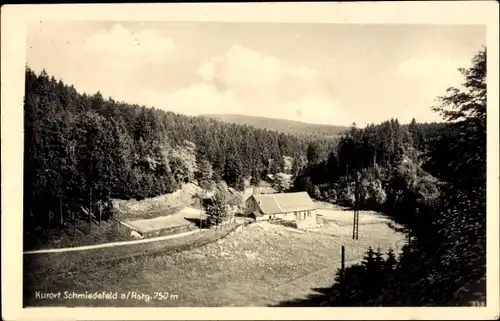 Ak Schmiedefeld am Rennsteig Suhl Thüringen, Teilansicht