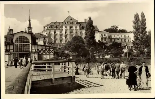 Ak Ostseebad Heringsdorf auf Usedom, Feriendienst der Gewerkschaften Erholungszentrum Solidarität