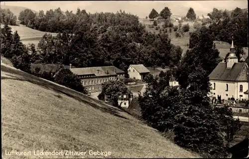 Ak Lückendorf Oybin Oberlausitz, Teilansicht