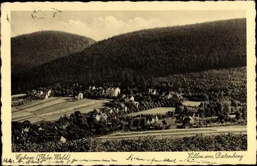 Ak Cabarz Tabarz im Thüringer Wald, Villen am Datenberg