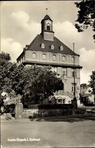 Ak Lugau im Erzgebirge, Rathaus