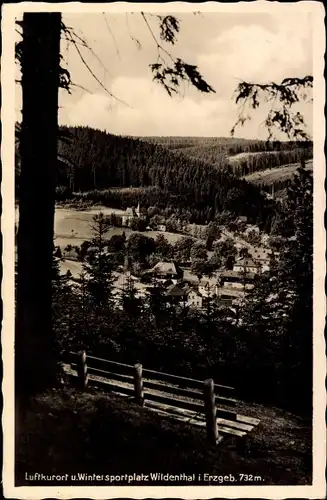 Ak Wildenthal Eibenstock im Erzgebirge, Blick auf den Ort