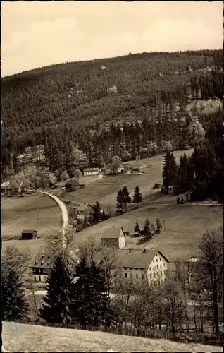 Ak Wildenthal Eibenstock im Erzgebirge, Teilansicht mit Auersberg