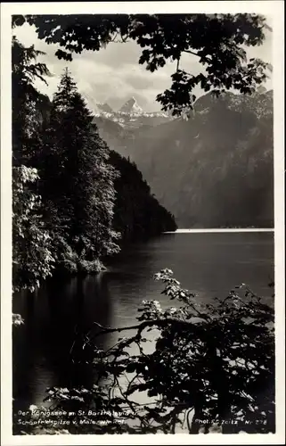 Ak Königsee Königssee Oberbayern, St. Bartholomä