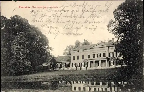Ak Rastede in Oldenburg, Großherzogl. Schloss