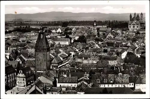 Ak Speyer am Rhein, Blick auf Stadt und Dom