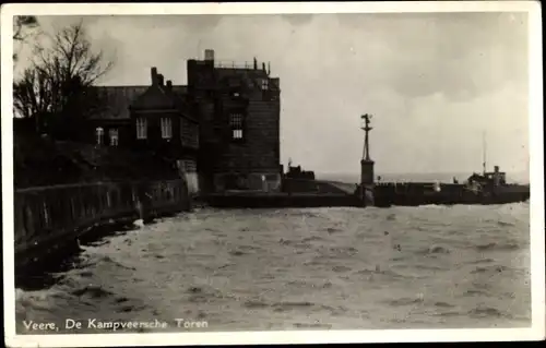 Ak Veere Zeeland Niederlande, De Kampveersche Toren