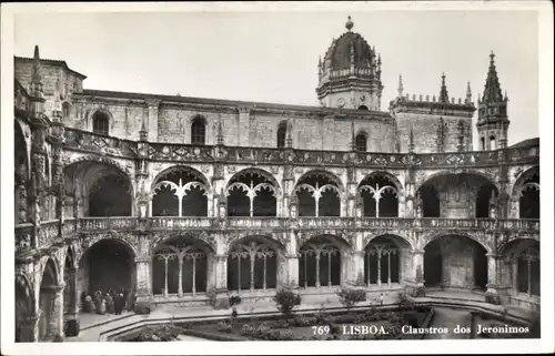 Ak Lisboa Lissabon Portugal, Claustros dos Jeronimos