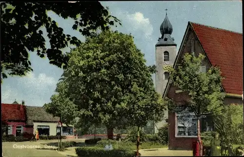 Ak Oostvoorne aan Zee Südholland, Dorp, Kerk